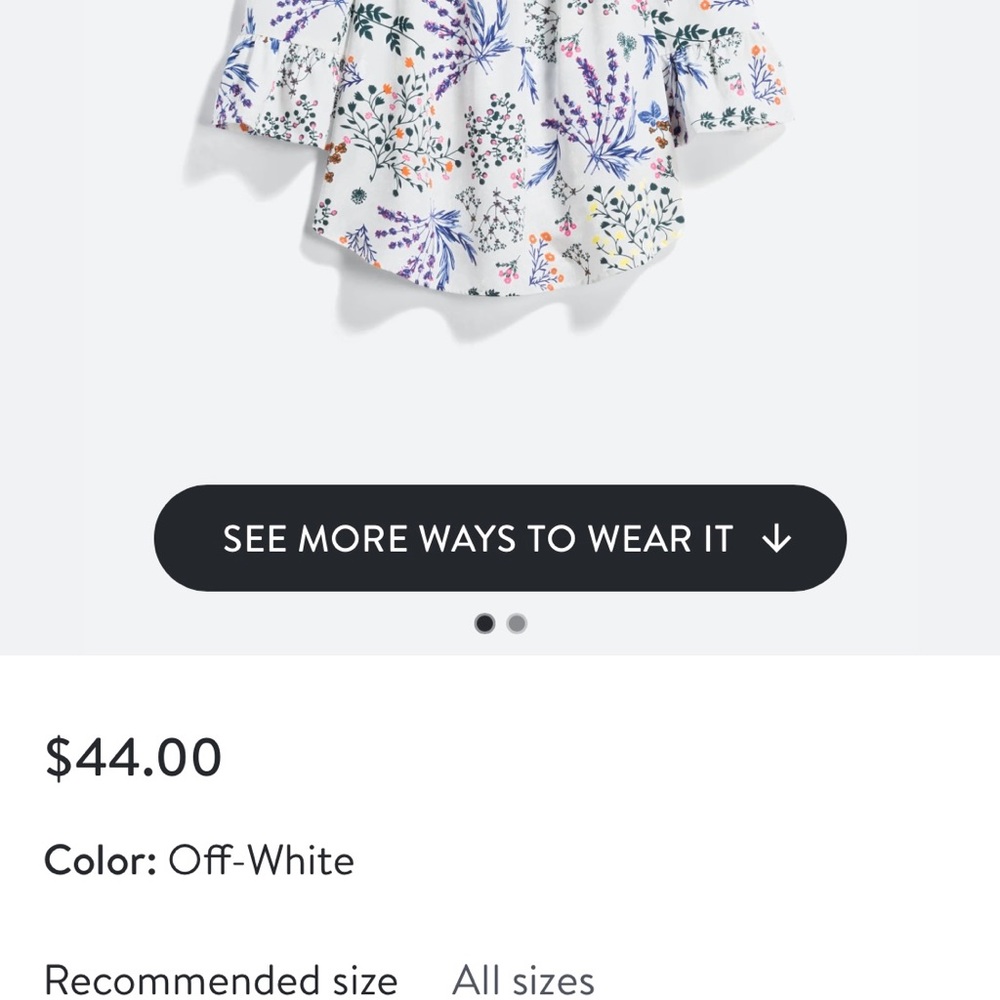 Stitch fix Kaileigh top NWT - Picture 3 of 6